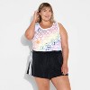 Pride Adult Smiley World Rainbow Smiles Tank Top - 3 of 3