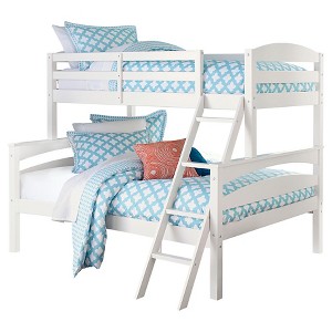 Maddox Bunk Bed (Twin Over Full) White - Dorel Living