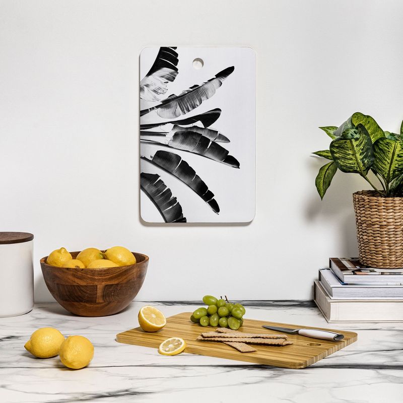 Gale Switzer Traveler Palm Bw Cutting Board - Deny Designs, 3 of 4