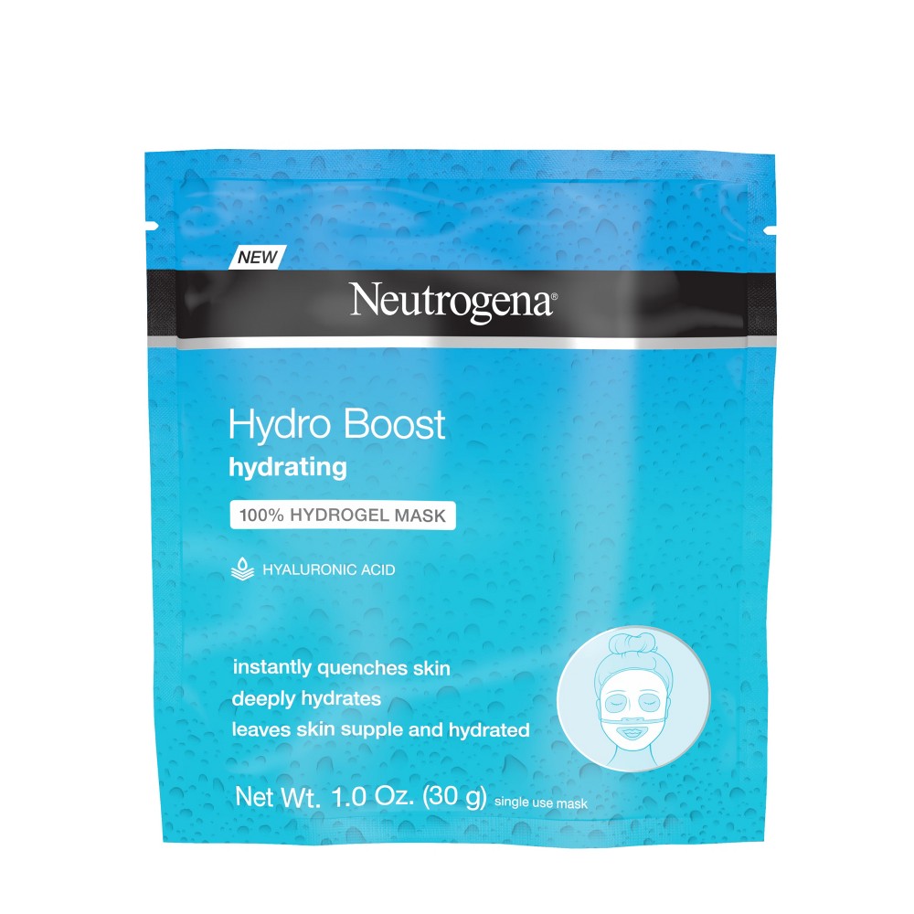 Photos - Cream / Lotion Neutrogena Hydro Boost Moisturizing Face Mask with Hyaluronic Acid for Dry Skin - 1oz: Noncomedogenic, Paraben-Free, Scented 