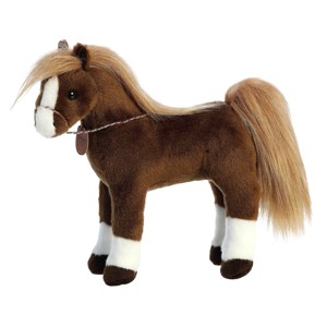 Aurora Large Showstoppers American Saddlebred Breyer Exquisite Stuffed Animal Brown 13" - 1 of 4