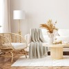 Americanflat 100% Cotton Throw Blanket - 50x60 - Neutral Lightweight Cozy Soft Throws for Bed, Sofa, or Chair. Available in a variety of Colorss - 2 of 4