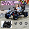 24V 2-Seater Ride On UTV Electric Car with Remote Control, Bluetooth, LED Lights, Suspension & Wide Seats - 4 of 4