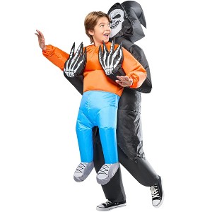Rubies Kids' Grim Reaper Abduction Inflatable Costume- One Size Fits Most - 1 of 4