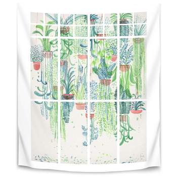 Americanflat Botanical Winter In Glasshouses 2 By David Fleck Wall Tapestry