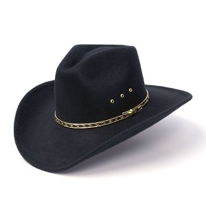 Western Express Felt Finish Western Pinch Front Hat - 1 of 4