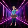 California Costumes 80'S Valley Girl Punk Rock Girl Dress Costume Tween - 3 of 4