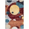 Unique Loom Kamala Washable Collection Area Rug - Bubbles - 2 of 4