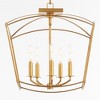 Quorum Lighting Mantle 5 - Light Pendant in  Gold Leaf - 2 of 3