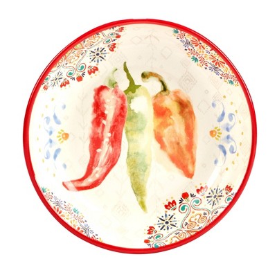 Sweet and Spicy Ceramic Soup and Cereal Bowls Set