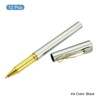 Unique Bargains Metal Smooth Writing Office Reusable Gel Ink Rollerball Pens 12 Pcs - 3 of 4