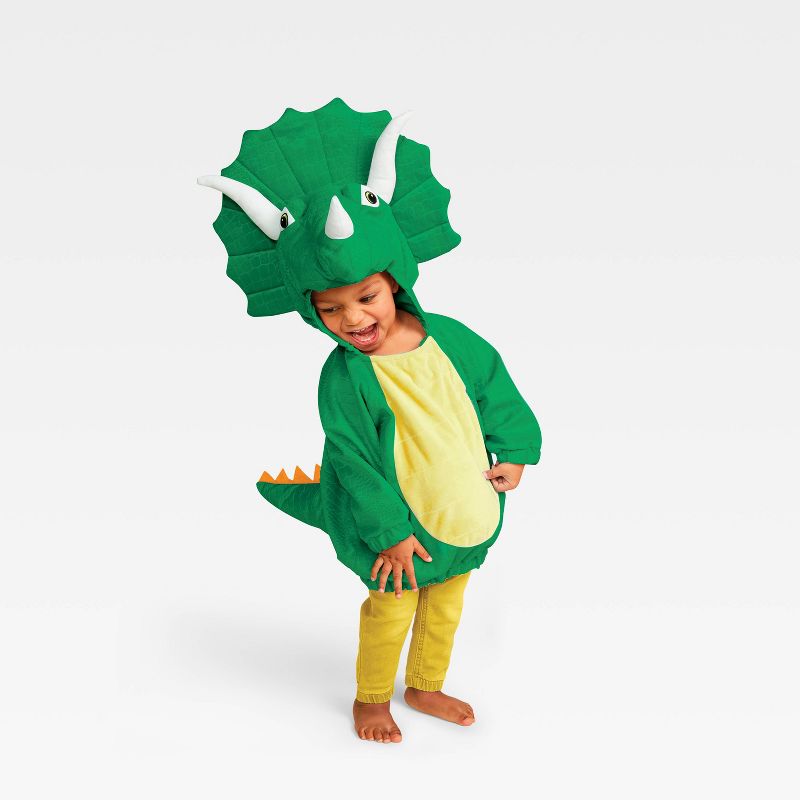 Baby Triceratops Halloween Costume.