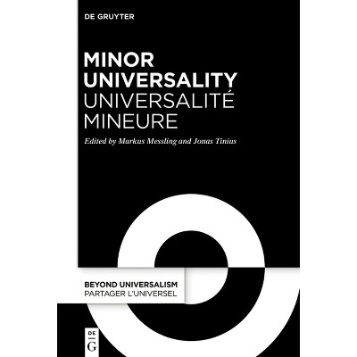 Minor Universality / Universalité Mineure - (Beyond Universalism / Partager l'Universel) by  Markus Messling & Jonas Tinius (Paperback)