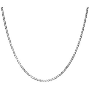 Giorgio Di Vicenza Men's Sterling Silver 3.3mm Box Chain Necklace - 1 of 2