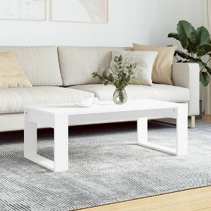 Clihome Sleek Freestanding Rectangular Coffee Table, Modern Minimalist Design with Sturdy Build for Contemporary Living Room - 1 of 4