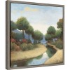Amanti Art By the Waterways I (River) by James Wiens Canvas Wall Art Print Framed 16 x 16-in. - 2 of 4