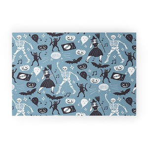 Julia Madoka Halloween Night Fever  Looped Vinyl Welcome Mat - Society6 - 1 of 4