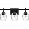 Quoizel Lighting Lucy 3 - Light Vanity in  Matte Black - 3 of 4