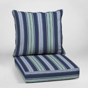 Arden 24"x24" Outdoor Deep Seat Cushion Set - 1 of 4