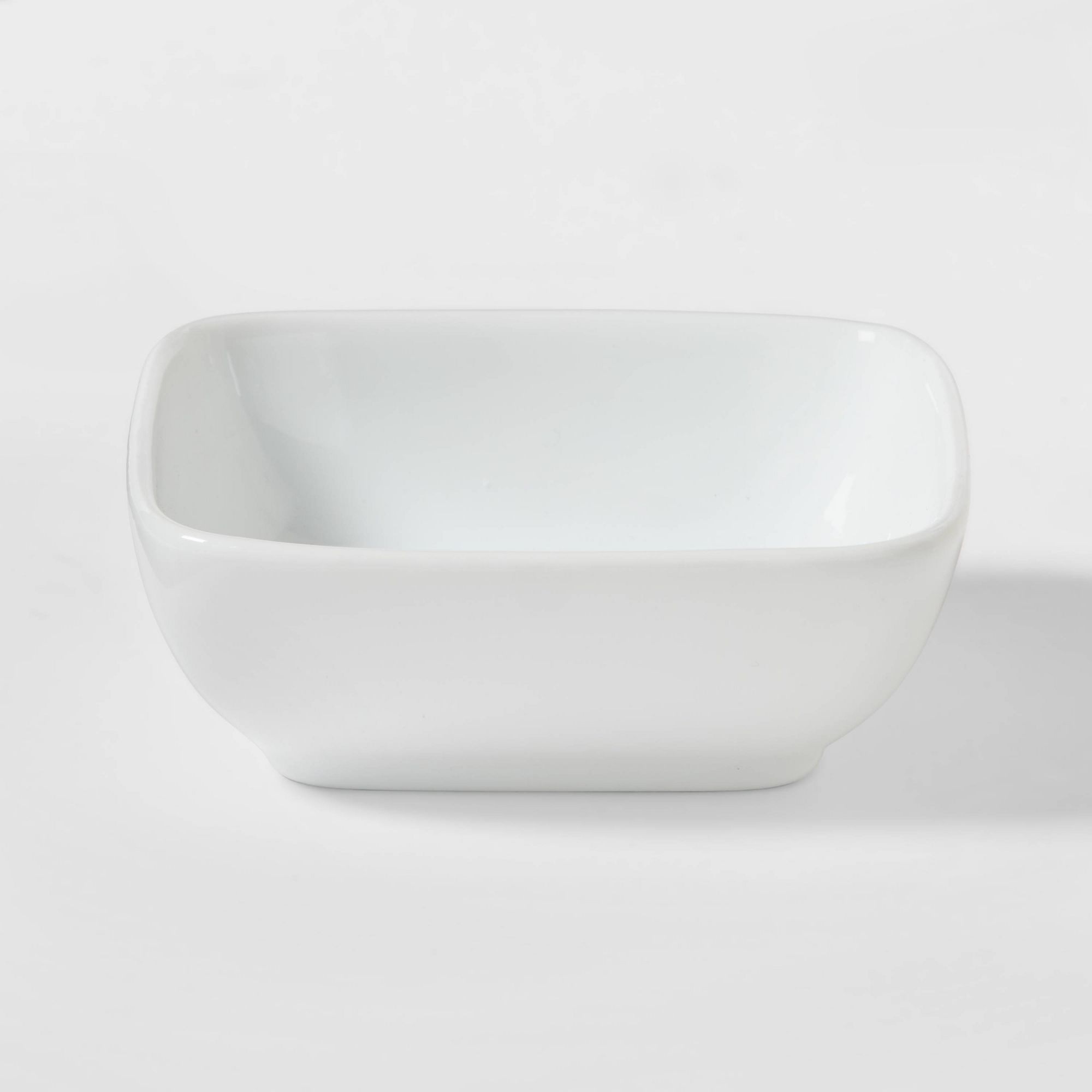 4oz Porcelain Square Dip Bowl White - Threshold™