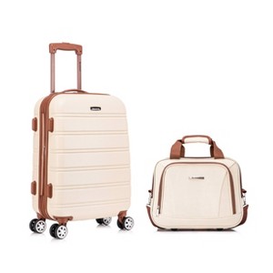 Rockland Melbourne Hardside Expandable Spinner Wheel Luggage Carry On Suitcase - 1 of 4