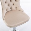 TOAOTBNBOB Velvet Counter Height Bar Stools, Comfortable Barstools with Adjusatble Seat, Kitchen Island Bar Chair with Hand-pulled Button - 3 of 4