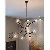 Artcraft Lighting Organic 8 - Light Chandelier in  Black - 2 of 3