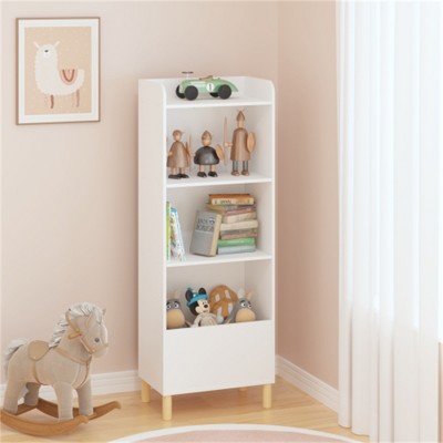 YONWAY Kids Bookcase, Children's Book Display, Bookshelf Toy Storage Cabinet Organizer for Children's Room, Playroom, Nursery