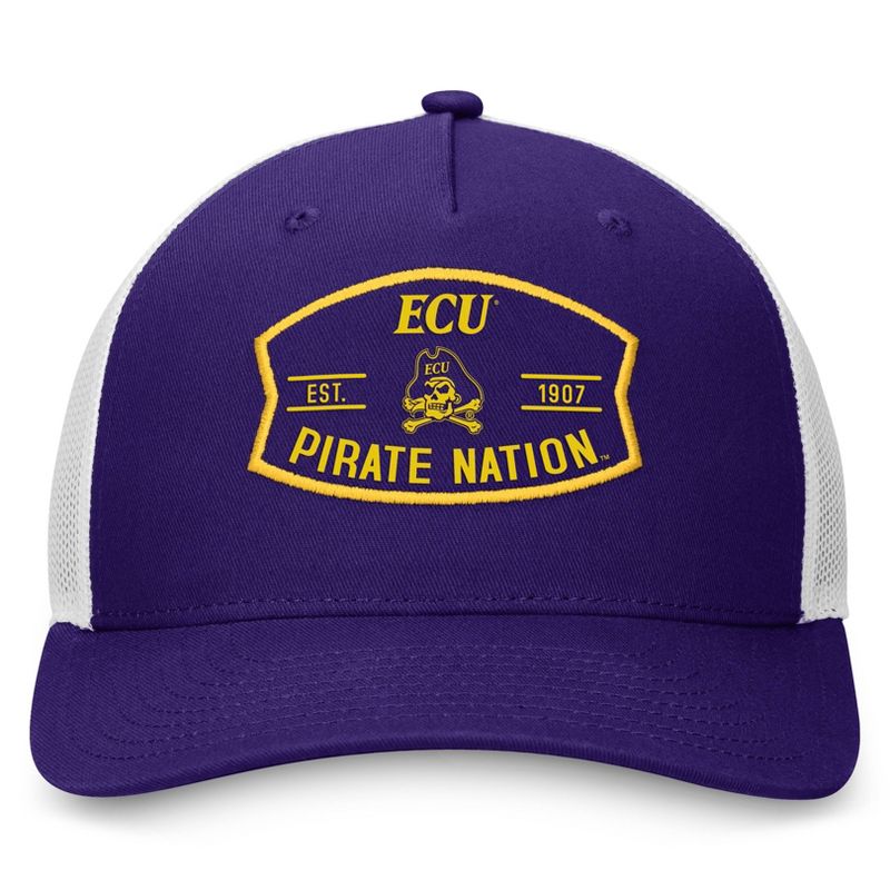 NCAA East Carolina Pirates Structured Domain Cotton Hat, 2 of 5