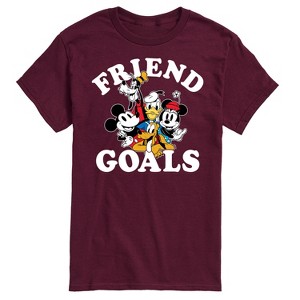 Men's - Disney - Friend Goals Short Sleeve Graphic T-Shirt - 1 of 4
