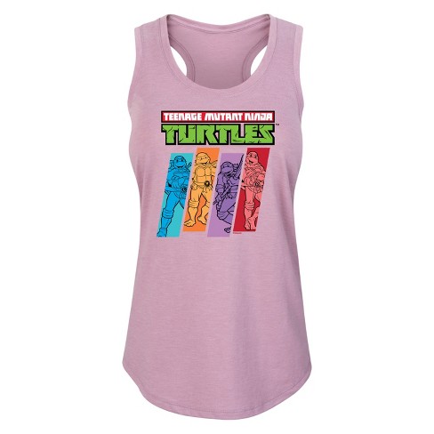 Women's - Teenage Mutant Ninja Turtles - Color Stripes Graphic Racerback Tank - image 1 of 4