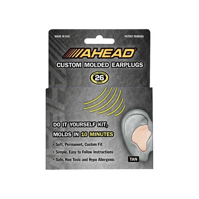 Ahead Custom Molded Earplugs Tan