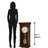Howard Miller 625352 Greer Wall Clock 625352 Hampton Cherry - 2 of 3