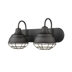 Millennium Lighting Neo-Industrial 2 - Light Vanity in  Matte Black - 1 of 1