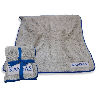 NCAA Kansas Jayhawks University Frosty Fleece Throw Blanket