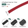 Unique Bargains Cotton Washable Sewing Binding Bulk Double Fold Bias Tape 4 Pcs - 2 of 4