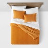 Lustrous Velvet Duvet Cover & Sham Set - Threshold™ - 3 of 4