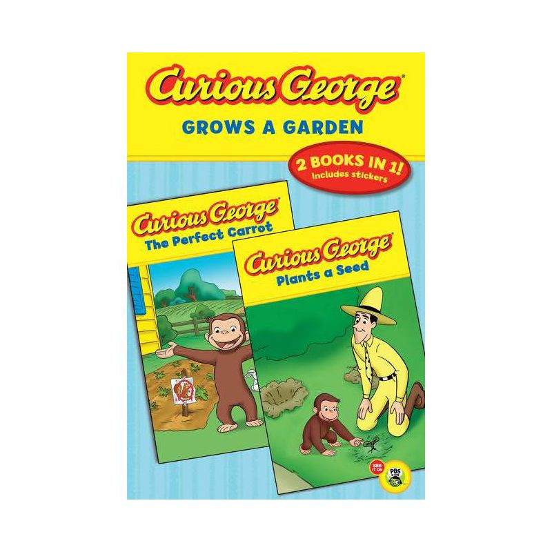 Curious George Grows a Garden - (Curious George TV) by  H A Rey (Paperback), 1 of 2