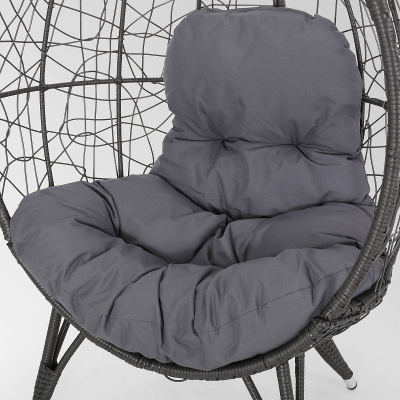 Gianni Wicker Teardrop Chair - Christopher Knight Home, 4 of 14