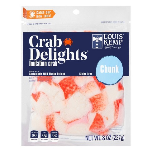 Louis Kemp Crab Delights Chunk Imitation Crab 8 oz