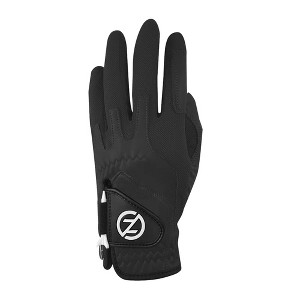 1 Zero Friction Cabretta Elite Leather OSFM Golf Glove - Men's LH Black - 1 of 3
