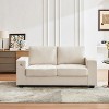 70Inch Modular Sectional Sofa, Modern 2 Seater Sectional Couches for Living Room, Chenille Fabric Couch with Charging Port and Storage Pocket - 3 of 4