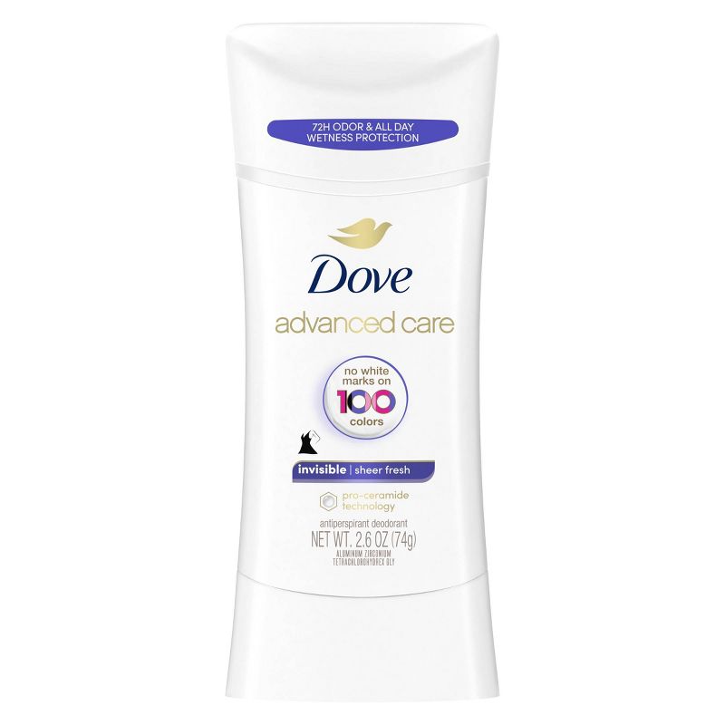 Dove Beauty Advanced Care Sheer Fresh 48-Hour Women&#39;s Antiperspirant &#38; Deodorant Stick - 2.6oz, 3 of 14