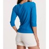 Women's 3/4 Sleeve Scoop Neck Tee Top - Another Love - 2 of 4