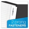 Oxford Twin-Pocket Folders with 3 Fasteners, 0.5" Capacity, 11 x 8.5, Black 25/Box - 2 of 4