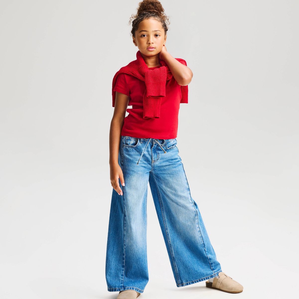 Girls' Short Sleeve Fitted T-Shirt - Cat & Jack™ - thumbnail 10