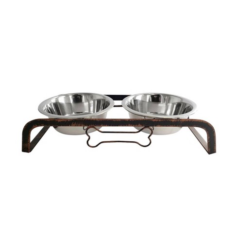 Elevated dog outlet bowls target