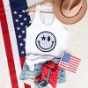 Simply Sage Market S.W.Smiley Patriotic Stars Racerback Tank - 3 of 4
