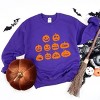 Simply Sage Market Halloween Pumpkin Faces Sweatshirt - 3 of 4