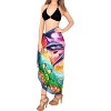 LA LEELA Women's Beachwear Summer Bikini Wraps Beach Wrap Sarong Coverups Skirt Swimsuit Swim Cover Ups for Swimwear Women One Size Multi,Fish - image 4 of 4